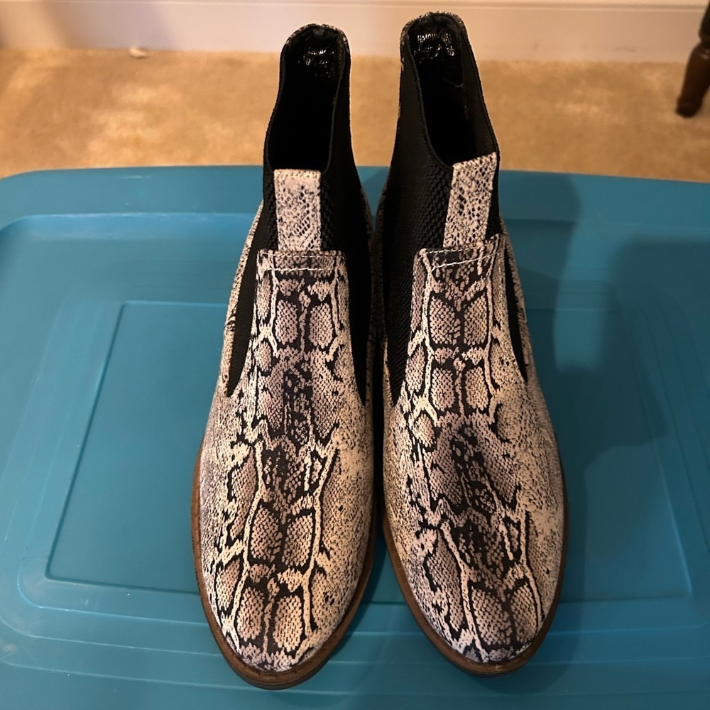 Snakeskin Ankle Boots - Picture 2 of 7